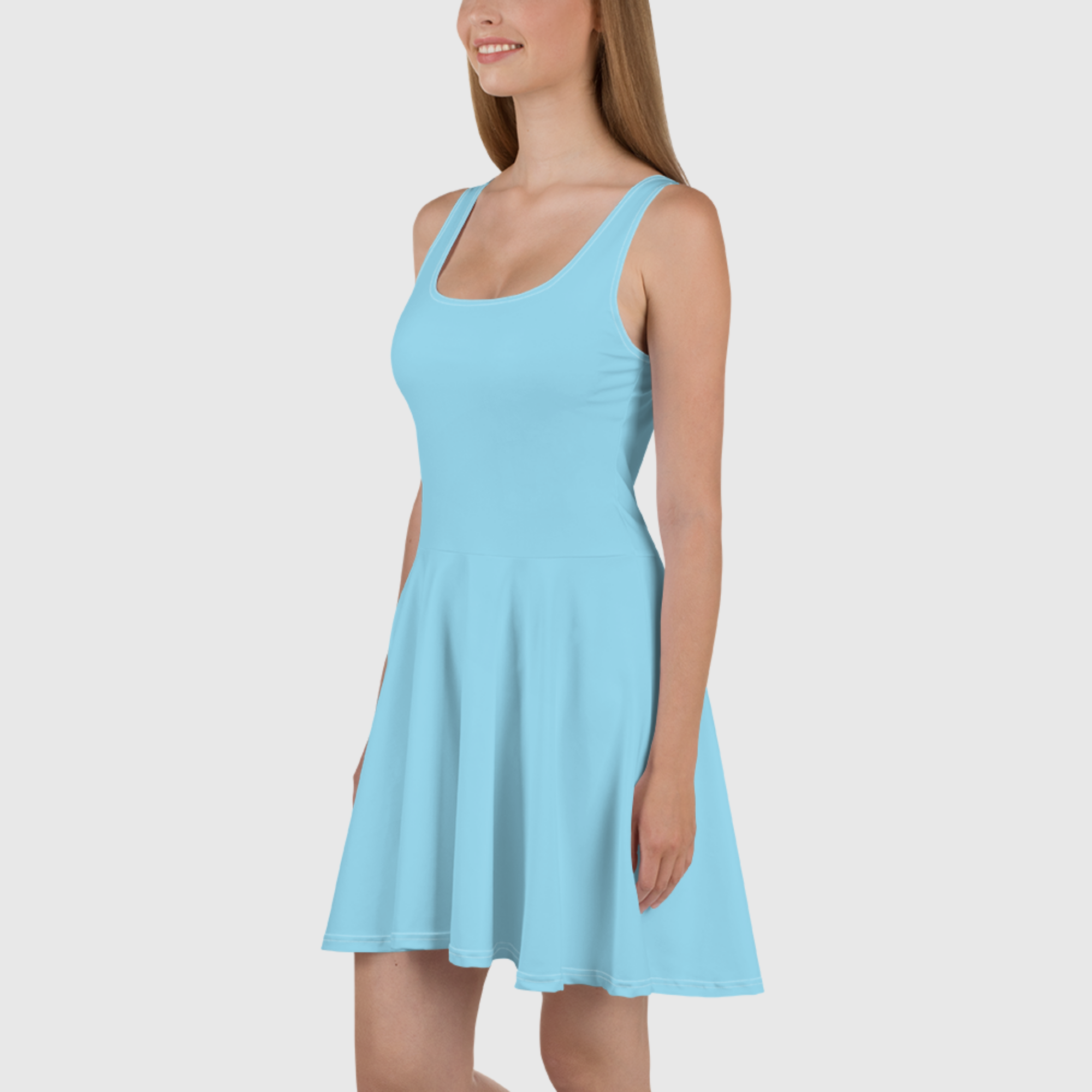 Skater Dress - Blue